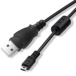 Kal - cble usb 2. 0 pour appareil photo numrique a vers mini - b 8 broches avec ferrites pour appareil ...