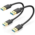 Kal - câble usb 3. 0 court, 0. 3m * 2 câble usb a vers usb a, 5 gbps câble usb type a compatible avec ... Kal - câble usb 3. 0 court, 0. 3m * 2 câble usb a vers usb a, 5 gbps câble usb type a compatible avec ...