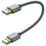 Kal - cble usb 3. 0 0, 3 m, usb a mle vers a mle cble usb 3. 0 5 gbps pour disque dur externe, lecteur ...