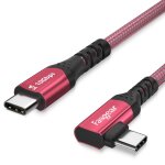Kal - câble usb c vers type c 3. 1 gen 2 de 2 m, 90 degrés 5a pd avec puce e - markger 4k a 60 hz transfert ... Kal - câble usb c vers type c 3. 1 gen 2 de 2 m, 90 degrés 5a pd avec puce e - markger 4k a 60 hz transfert ...