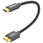 Kal - câble usb c vers micro b, 0. 3m 10gbps usb 3. 1 cable disque dur externe usb c compatible avec ... Kal - câble usb c vers micro b, 0. 3m 10gbps usb 3. 1 cable disque dur externe usb c compatible avec ...