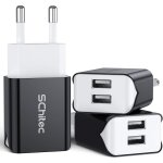 Kal - chargeur usb 5v / 2. 1a chargeur secteur usb 2 ports adaptateur chargeur mural usb universel compatible ...