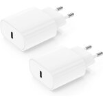Kal - chargeur usb - c, 2 pack 20w secteur rapide pour for iphone16 / 15 / 15 / 14 / 13 / 12 / 11 / se ... Kal - chargeur usb - c, 2 pack 20w secteur rapide pour for iphone16 / 15 / 15 / 14 / 13 / 12 / 11 / se ...