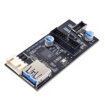 Kal - chenyang usb 3. 0 19 / 20 pin vers usb 3. 0 19 / 20 pin et usb 3. 1 type e multiplicateur de port ...