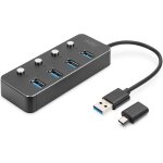 Kal - concentrateur usb - 4 ports - usb 3. 0 - jusqu'a 5 gbit / s - ports commutables individuellement ... Kal - concentrateur usb - 4 ports - usb 3. 0 - jusqu'a 5 gbit / s - ports commutables individuellement ...
