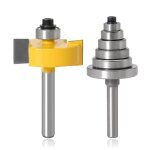 Kal - fraise a rainurer pour dfonceuse, 8mm queue fraise rainureuse bois fraise a feuillure routeur ...