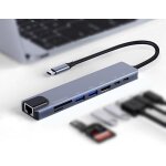 Kal - hub usb c avec adaptateur ethernet, répartiteur multiport 8 en 1 87 w pd, hdmi 4k, lecteur de cartes ... Kal - hub usb c avec adaptateur ethernet, répartiteur multiport 8 en 1 87 w pd, hdmi 4k, lecteur de cartes ...