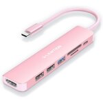 Kal - hub usb c avec charge pd 100w hdmi 4k lecteur de carte sd / micro sd usb 3. 0 adaptateur usb c ...