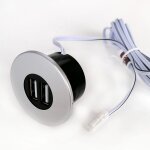Kal - kalb hub usb encastrable, gris argent, prise pour smartphone, tablette, e - reader encastrement ...