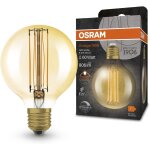 Kal - lampe a led vintage 1906 avec teinte dore, 8, 8 w, 806lm, forme a billes avec 80 mm de diamtre ...
