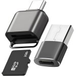 Kal - lecteur de carte micro sd, usb c vers carte mini sd, card reader adapter mémoire de type c a tf, ... Kal - lecteur de carte micro sd, usb c vers carte mini sd, card reader adapter mémoire de type c a tf, ...