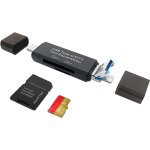 Kal - lecteur de carte sd, 5 - en - 1 micro / usb c / usb 2. 0 lecteur de carte sd mémoire portable, ... Kal - lecteur de carte sd, 5 - en - 1 micro / usb c / usb 2. 0 lecteur de carte sd mémoire portable, ...