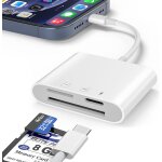 Kal - lecteur de carte sd pour iphone / ipad avec double fente microsd / sd, adaptateur de carte mmoire ...