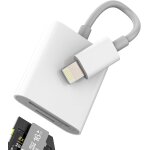 Kal - lecteur de carte sd et micro sd lightning adaptateur 2 en1 pour iphone 14 13 12 pro max pour ipad ...