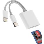 Kal - lecteur carte usb c lightning vers sd(2en1)micro sd card reader pour iphone 16 15 14 adaptateur ...