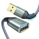 Kal - rallonge usb, rallonge usb 0. 5m, lot de 1 rallonge usb 3. 0, cble usb mle femelle compatible ...