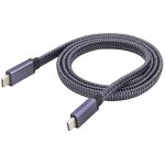 Kal - usb c 3. 1 femelle a femelle montage sur panneau cble filet 4k et 60hz 10gbit / s, prise en charge ...