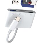 Kal - usb c hub tf lecteur de carte sd usb otg type c chargeur 4 en 1 station d'accueil pour apple iphone ... Kal - usb c hub tf lecteur de carte sd usb otg type c chargeur 4 en 1 station d'accueil pour apple iphone ...