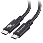 Kal - [certifi usb - if] 20 gbit / s long cble usb4 / usb 4, 2 m, avec vido 8k, charge 240 w, compatible ...