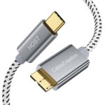 Kalanka - 0. 3m câble tressé usb type c vers micro usb 3. 0(gen2 / 10gbps), câble usb c pour disque dur ... Kalanka - 0. 3m câble tressé usb type c vers micro usb 3. 0(gen2 / 10gbps), câble usb c pour disque dur ...