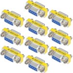 Kalanka - 10 pices 9 broches rs - 232 db9 femelle  femelle cble srie adaptateur de coupleur changeur ...