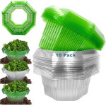 Kalanka - 10 pices colliers anti - limaces et escargots, colliers anti - limaces en plastique, anneaux ...