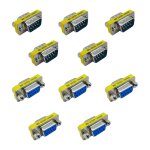 Kalanka - 10 pices db9 connecteur, rs232 9 broches mle  mle femelle  femelle adaptateur, db9 adaptateur ...