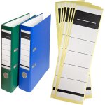 Kalanka - 100 pcs papier autocollant 5. 4 x 19 cm, etiquettes autocollante pour dos de classeur, etiquettes ...