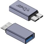 Kalanka - 10gbps usb a femelle  usb3. 0 micro b mle disque dur externe adaptateur usb3. 1  micro b ...