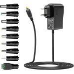 Kalanka - 12v 2a adaptateur secteur universel, 24w transformateur d'alimentation ac dc avec 9 prises ... Kalanka - 12v 2a adaptateur secteur universel, 24w transformateur d'alimentation ac dc avec 9 prises ...