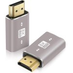 Kalanka - 2. 1 adaptateur hdmi 8k, 2 paquet adaptateur hdmi mle vers hdmi femelle, compatible avec ordinateur ...