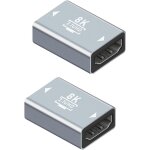 Kalanka - lot de 2 adaptateurs hdmi femelle vers femelle, connecteur hdmi vers hdmi, prise en charge ...