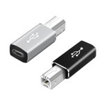 Kalanka - lot de 2 adaptateurs usb c vers connecteur d'imprimante usb c femelle vers midi usb 2. 0 type ...