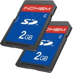 Kalanka - lot de 2 cartes sd 2 go classe 4 mlc secure digital flash memory card camera card
