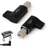 Kalanka - 2 pcs adaptateur usb c vers usb b mle, convertisseur usb type c femelle vers imprimante usb ...
