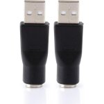 Kalanka - 2 pices adaptateur de clavier usb vers ps / 2, usb 2. 0 a adaptateur mle  ps / 2 femelle ...