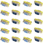 Kalanka - 20 pices (10 paires) db9 9 9 broches mle vers mle femelle vers femelle rs232 de type insert, ...