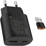 Kalanka - 25w usb cchargeur 15w usb a adaptateur, pour�samsung galaxy ultra s25 / s24 / s23 / s22 / s21 ...
