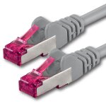 Kalanka - 2m - gris - 1 pice - cble rseau cat6a (10gb / s) s - ftp cat 6a lankacable - certifi ghmt ...