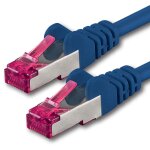 Kalanka - 3, 0 m - bleu - 1 pice - cble rseau cat6a (10gb / s) s - ftp cat 6a lankacable - certifi ...