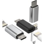 Kalanka - lot de 3 adaptateurs de charge lightning crou vers micro usb mle pour chargeur iphone vers ...