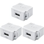 Kalanka - lot de 3 modules d'alimentation usb : prise 220 v vers transformateur 5 v, prise de charge ...
