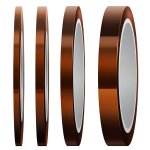 Kalanka - 4 rouleaux heat resistant tape haute temprature ruban adhsif polyimide pour sublimation, ...