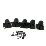 Kalanka - lot de 5 connecteurs hdmi femelle de type d pour montage sur panneau hdmi 4k 60 hz hd pour ...