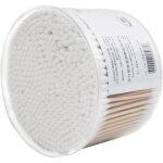 Kalanka - 500 pi�ces b�tonnets en coton, coton - tiges en bambou, cotons - tiges � double pointe ronde ...