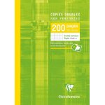Kalanka - 5721c un etui de copies doubles non perfores - a4 21x29, 7 cm - 200 pages grands carreaux ...
