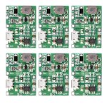 Kalanka - lot de 6 convertisseurs dc - dc boost 18650 - batterie au lithium - dcharge de charge - module ...