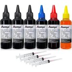 Kalanka - 600ml kit de recharge d'encre universelle pour imprimantes hp canon epsn brother lexmark cartouches ...
