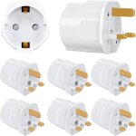 Kalanka - 6x adaptateur voyage eu vers uk ¿ prise schuko 2 broches vers prise uk 3 broches bs 1363, ... Kalanka - 6x adaptateur voyage eu vers uk ¿ prise schuko 2 broches vers prise uk 3 broches bs 1363, ...