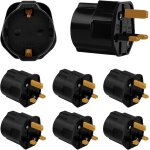 Kalanka - 6x adaptateur voyage eu vers uk ¿ prise schuko 2 broches vers prise uk 3 broches bs 1363, ... Kalanka - 6x adaptateur voyage eu vers uk ¿ prise schuko 2 broches vers prise uk 3 broches bs 1363, ...